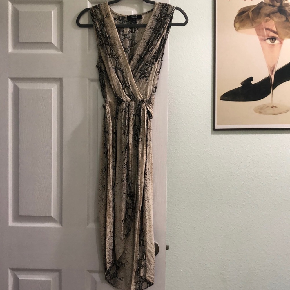Snake Print Dress